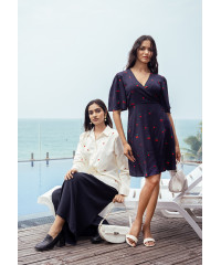 ZERAH EMB YELLOW BLOUSE