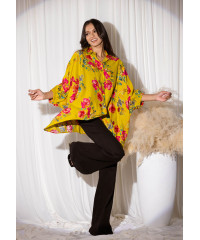 SHIFRA BAGGY YELLOW SHIRT