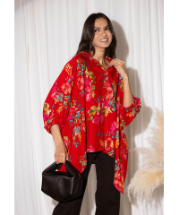 SHIFRA BAGGY RED SHIRT SHIFRA BAGGY RED SHIRT