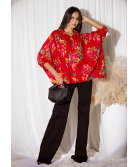 SHIFRA BAGGY RED SHIRT SHIFRA BAGGY RED SHIRT