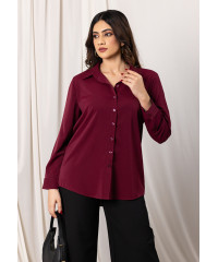 LISA LONG SLEEVE MAROON BLOUSE LISA LONG SLEEVE MAROON BLOUSE