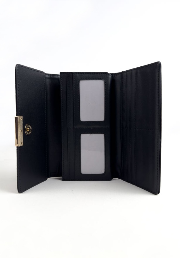 AMY BLACK BUCKLE WALLET