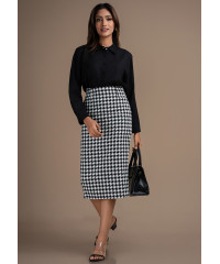 ANIKA CHECK SKIRT