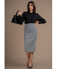 ANIKA CHECK SKIRT