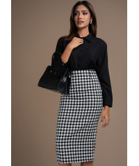 ANIKA CHECK SKIRT