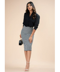 ANIKA CHECK SKIRT 