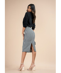 ANIKA CHECK SKIRT 