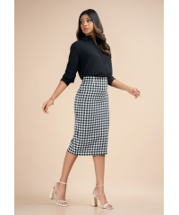 ANIKA CHECK SKIRT 