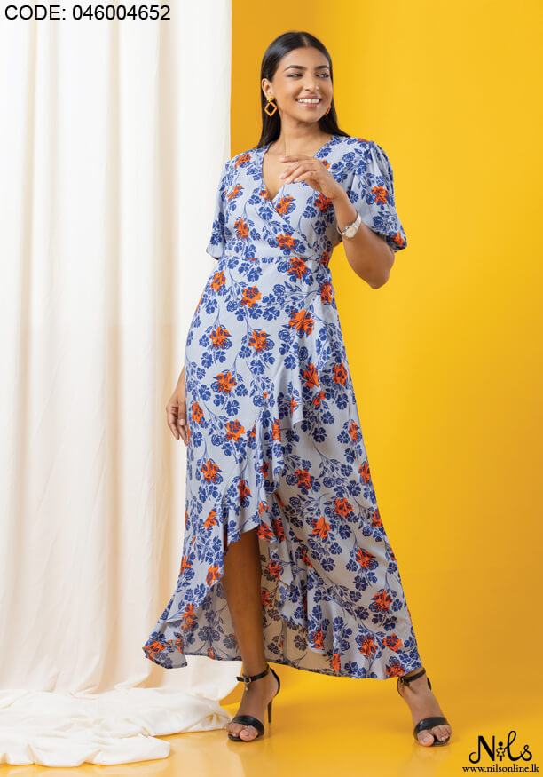 TANIA FRONT WRAP DRESS
