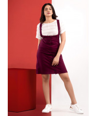 LIANA PINNY MAROON DRESS