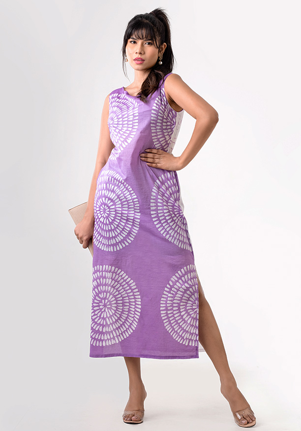 AURORA SLEEVELESS BATIK DRESS 