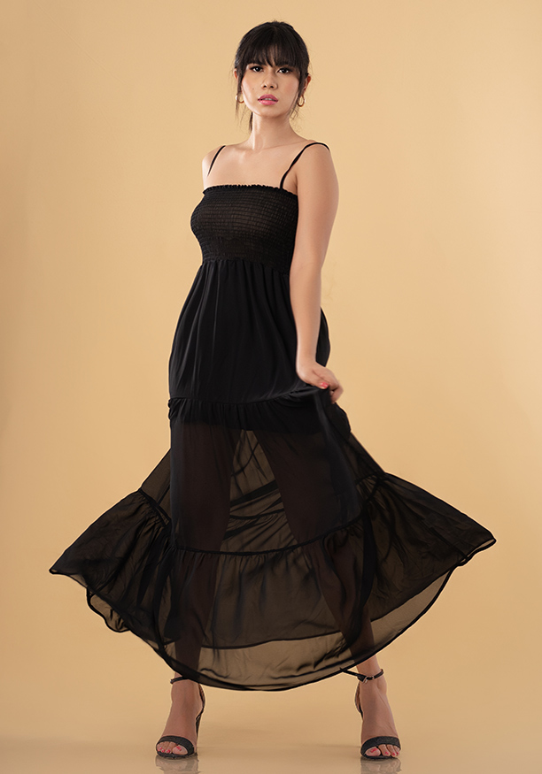 ZENANA SMOKED DRESS 