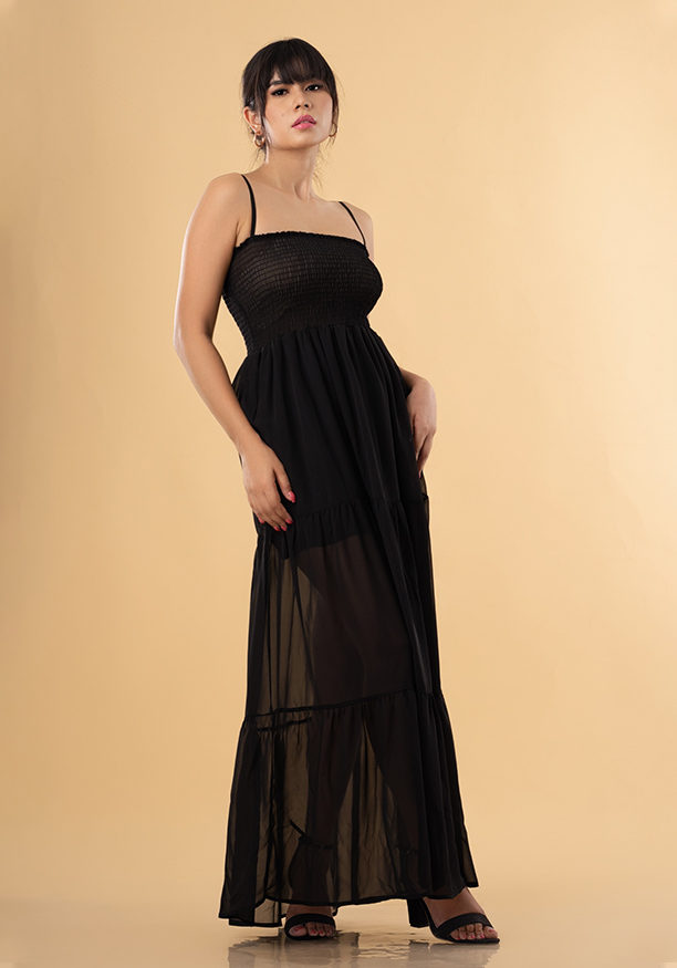 ZENANA SMOKED DRESS 