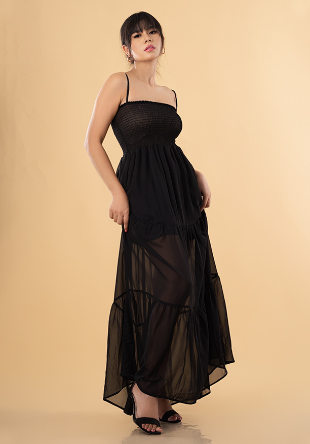 ZENANA SMOKED DRESS 