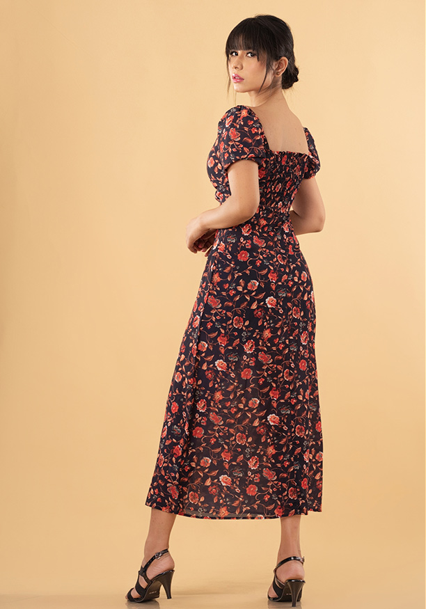 MEDLYN FRONT TWIST DRESS