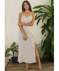 EVIE FLORAL STRAPPY MAXI DRESS