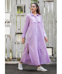 AVA PURPLE SHIRT DRESS 