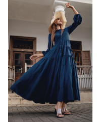 CLOE PAUEL NAVY BLUE DRESS 