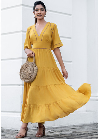 SERENITY YELLOW DRESS