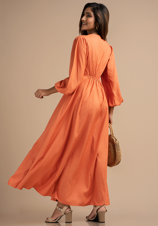 ADLEIGH ORANGE DRESS