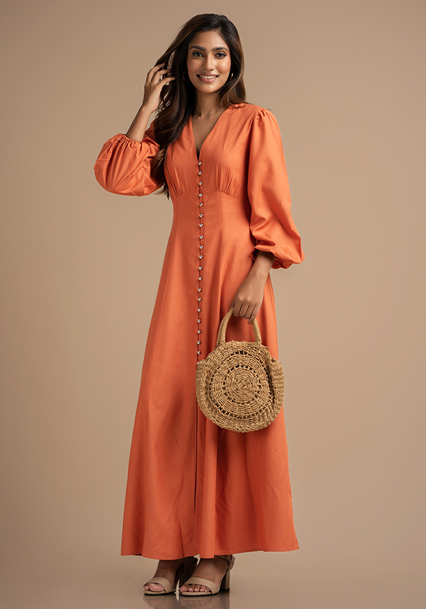 ADLEIGH ORANGE DRESS