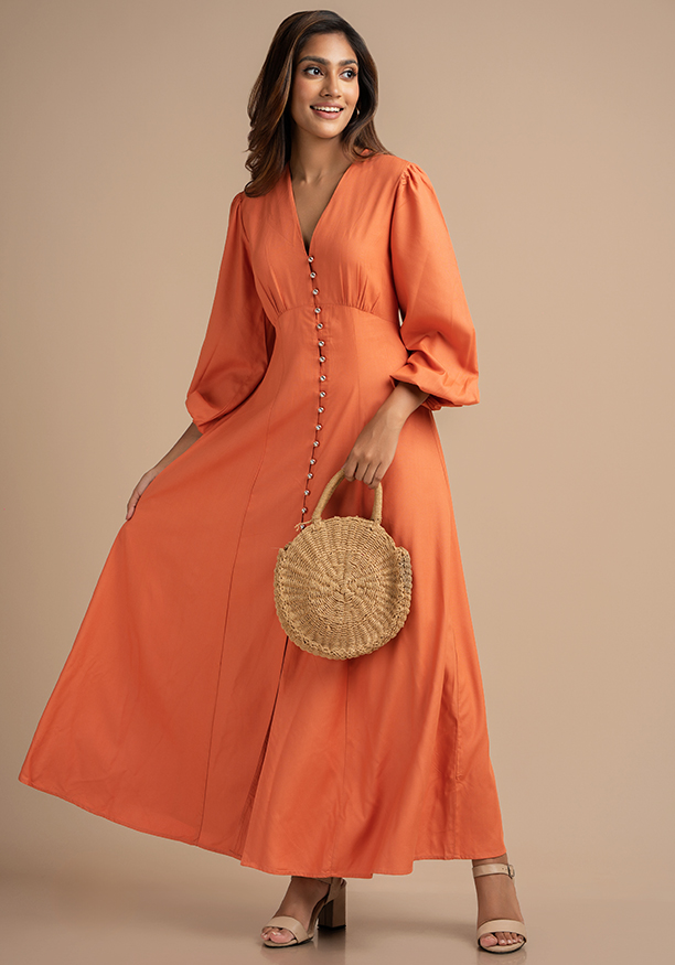 ADLEIGH ORANGE DRESS