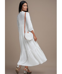 BRYNLEE LAYER WHITE DRESS