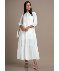 BRYNLEE LAYER WHITE DRESS