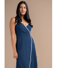 LILIYAN CONTRATING WRAP DRESS