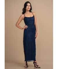 KAIA DARK BLUE DRESS