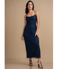 KAIA DARK BLUE DRESS