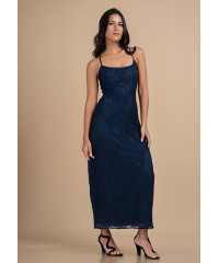 KAIA DARK BLUE DRESS