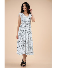 LILA POLKA DOT DRESS