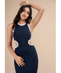 KATIN SIDE CUTOUT DRESS