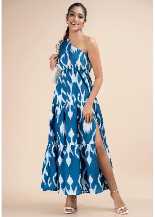 ROCA BLUE PRINTED DRESS