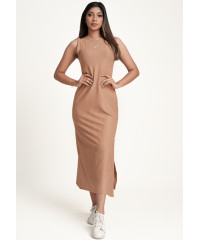 VIOLA BODYCORN SHINE BEIGE DRESS 