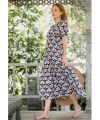 NOVE BLAK PRINTED DRESS