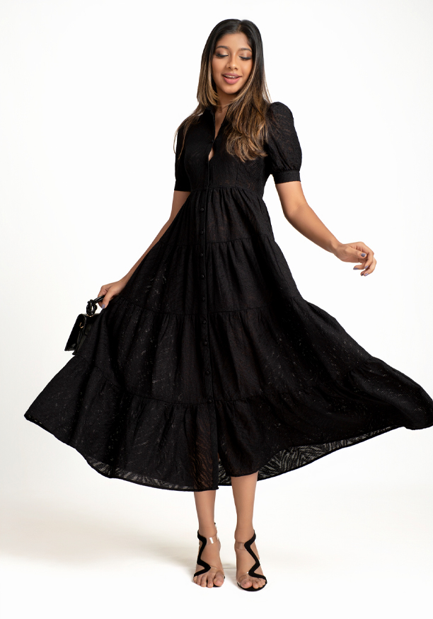 HAZEL COLLER BLACK DRESS