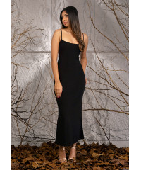 MIRIYAN BLACK STRAP DRESS