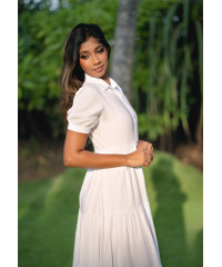 AVA WHITE EMBROIDARY DRESS