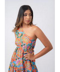 EMILA ONE SHOULDER DRESS