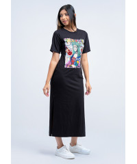 MONA LIZA GRAPHIC MAXI DRESS