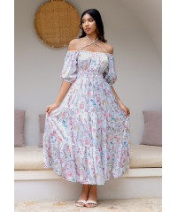 ROSANA LANTEN SLEEVE TIERED DRESS