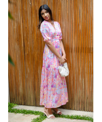 NOVA PINK PRINTED DRESS