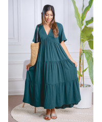 JANE SUMMER GREEN DRESS