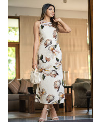 GORGIANNA SLEEVELESS  FLORAL DRESS