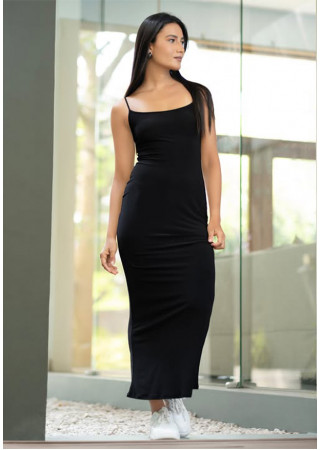 VANESSA BLACK STRAP DRESS