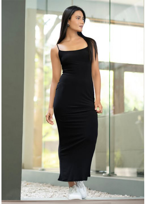 VANESSA BLACK STRAP DRESS