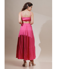 LINA SIDE CUTOUT PINK DRESS