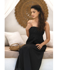 RAIKO BLACK STRAP DRESS